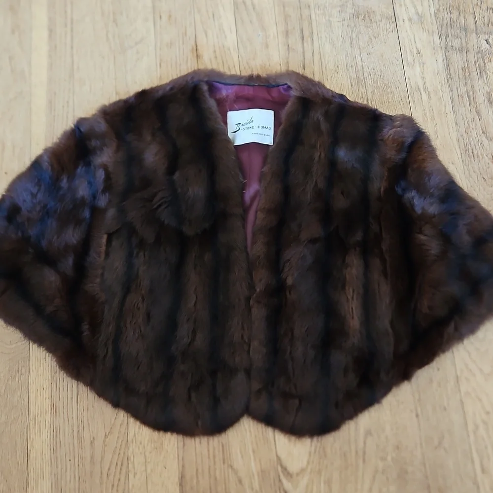 Vintage Fur Cape